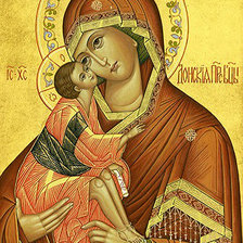 Схема вышивки «Донская икона Божьей Матери»