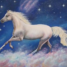 Схема вышивки «звёздный конь»