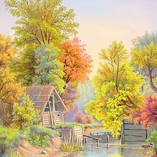 Осенний пейзаж (В.Цыганов)