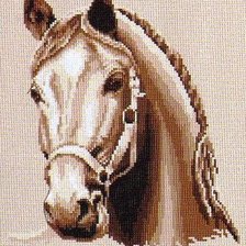 Оригинал схемы вышивки «Лошадь» (№529147)