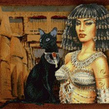 Схема вышивки «Клеопатра - царица Египта»