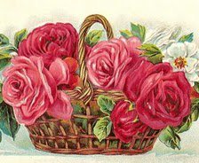 Схема вышивки «карзиночка роз»