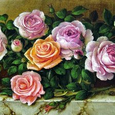 Оригинал схемы вышивки «розы» (№537826)
