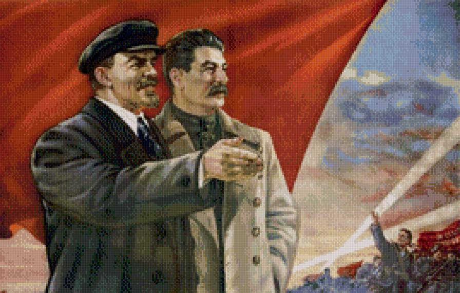 Ленин и Сталин - ленин, ссср, революция, сталин - предпросмотр