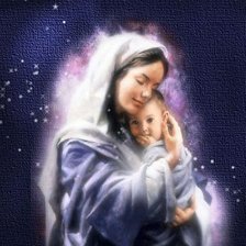 Схема вышивки «Божья Мать»