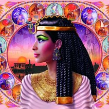 Схема вышивки «царица египта»