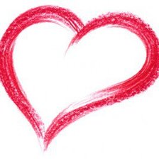 Схема вышивки «сердце, валентинка»