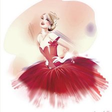 Оригинал схемы вышивки «Балерина» (№570287)