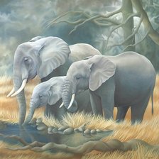 L.REGAN. Слоны