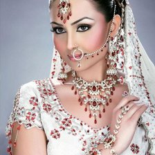 Схема вышивки «Индийская красавица»