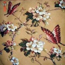 Схема вышивки «Цветы яблони и бабочки»