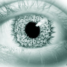 Схема вышивки «око»