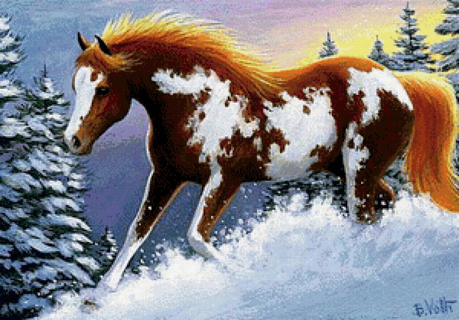 Красавица-лошадка - лошади, животные - предпросмотр