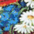 Предпросмотр схемы вышивки «Натюрморт "Цветы и фрукты"» (№590788)