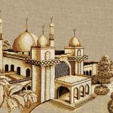 Схема вышивки «мечеть дмс»