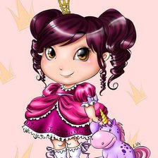 Схема вышивки «Маленькая принцесса»