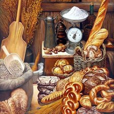 Схема вышивки «хлеб - всему голова»