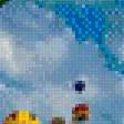 Предпросмотр схемы вышивки «Воздушные шары» (№609921)