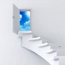 Схема вышивки «Лестница в небо»