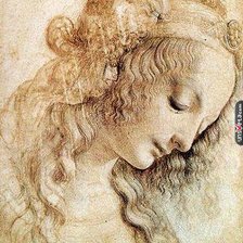 Оригинал схемы вышивки «Рисунок Леонардо да Винчи» (№615144)
