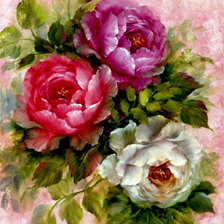 Оригинал схемы вышивки «розы» (№616670)