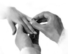 Схема вышивки «свадьба руки»