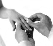 Схема вышивки «свадьба руки»