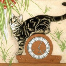 Схема вышивки «кошкино время»