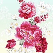 Схема вышивки «прекрасные цветы»