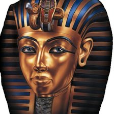 Схема вышивки «Маска фараона (без фона)»