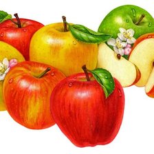 Схема вышивки «яблоки»