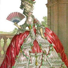 Схема вышивки «дама эпохи»