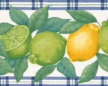 Схема вышивки «Бордюр-лимончики.»