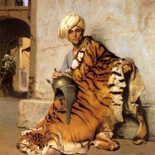Схема вышивки «Охотник на тигров»