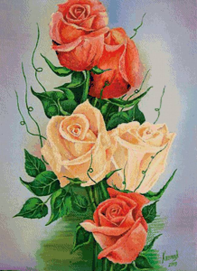 букет роз - розы, цветы - предпросмотр
