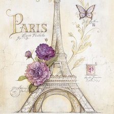 Оригинал схемы вышивки «Париж» (№632639)