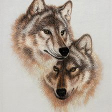 Оригинал схемы вышивки «серия "волки"» (№639405)