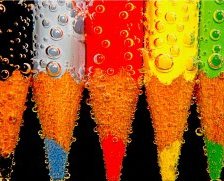 Схема вышивки «цветные карандашы»