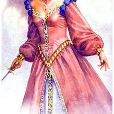 Схема вышивки «принцесса»