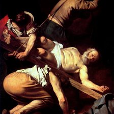Оригинал схемы вышивки «The Crucifixion of Saint Peter, 1601» (№642414)
