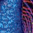 Предпросмотр схемы вышивки «Разноцветный павлин» (№646109)