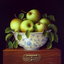 Оригинал схемы вышивки «яблоки» (№649707)