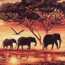 триптих слоны2
