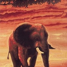 Оригинал схемы вышивки «триптих слоны3» (№654167)