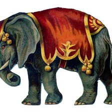 Схема вышивки «цирковой слон»