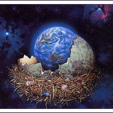 Схема вышивки «рождение земли»