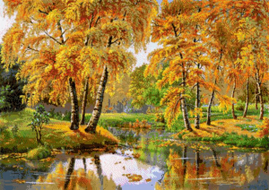 Золотая осень - пейзаж, природа, времена года - предпросмотр