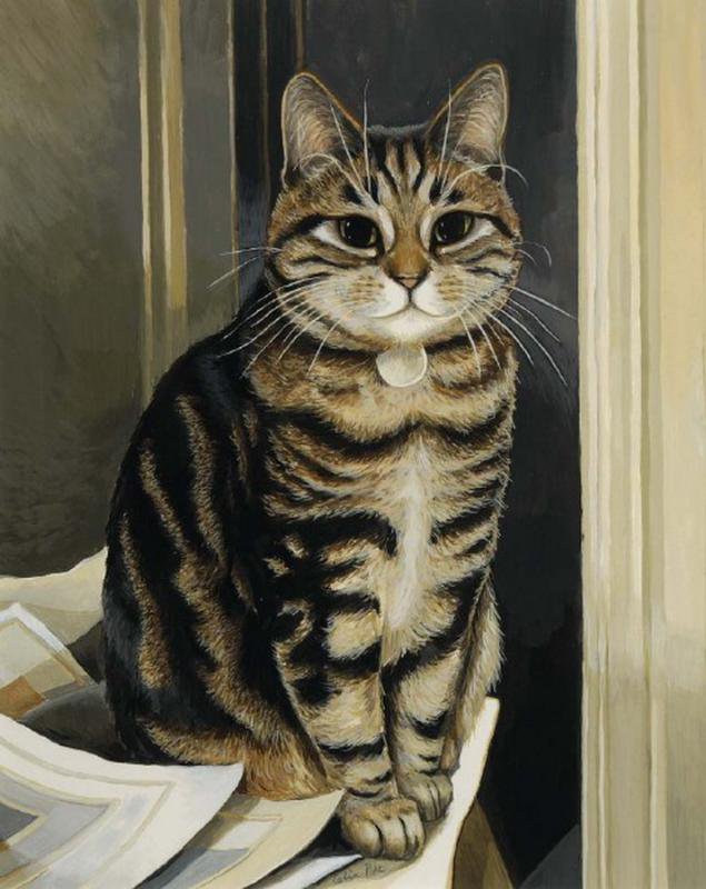 кошачий портрет - котики, кот, коты, портрет - оригинал