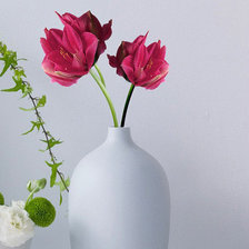 Схема вышивки «триптих ваза с цветами - правая часть»