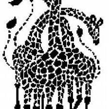 Схема вышивки «Жирафы»